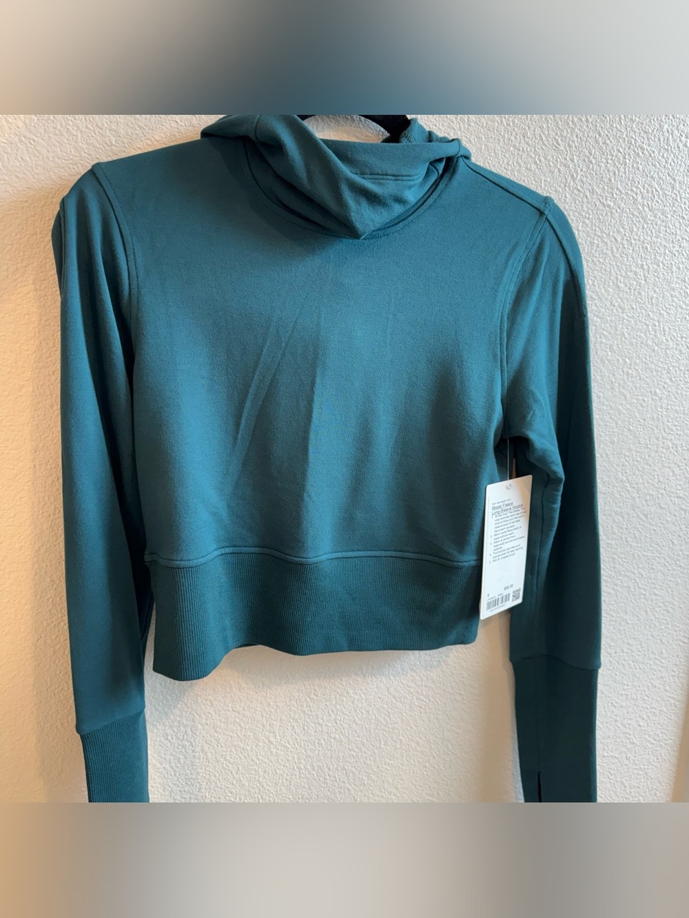 NWT Lululemon Cropped Modal Fleece
Long-Sleeve Hoodie